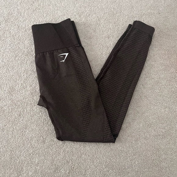 Gymshark Pants - Gymshark Vital 2.0 Leggings Brown Marl